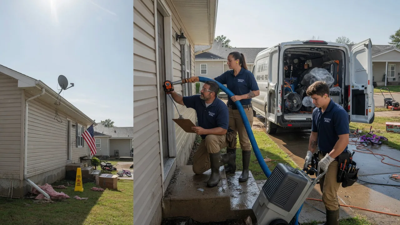 Ceiling Water Damage Restoration in Piffard, NY near me